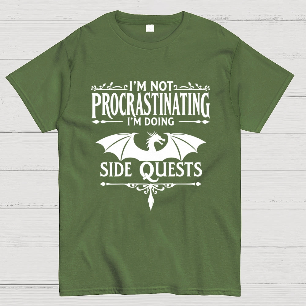 I'm not procrastinating, I'm doing a side quest.  T-Shirt
