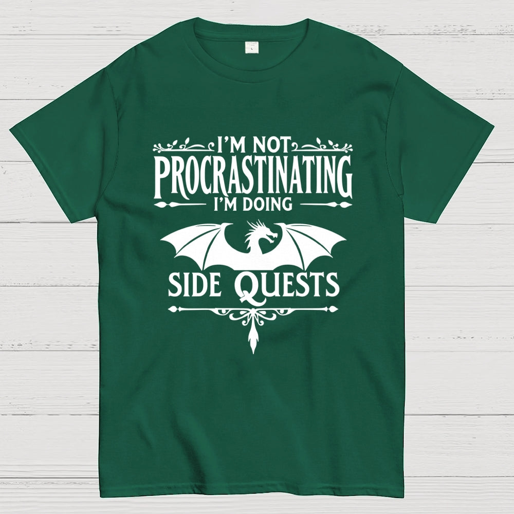 I'm not procrastinating, I'm doing a side quest.  T-Shirt