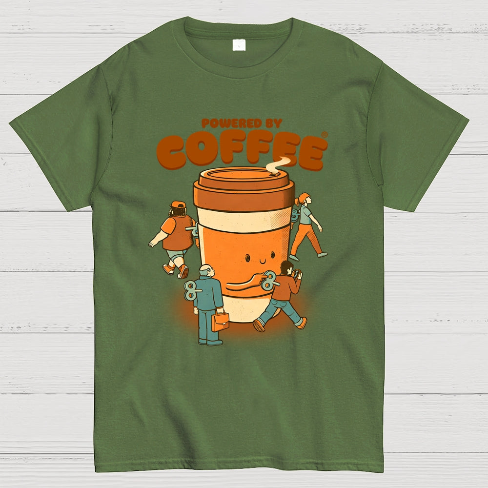 I'm Powered By Coffee  T-Shirt