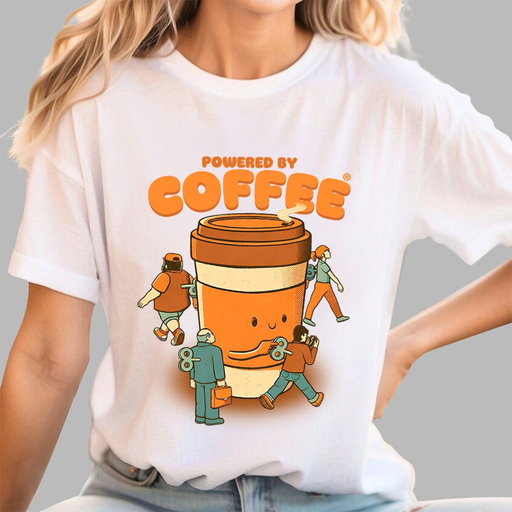 I'm Powered By Coffee  T-Shirt
