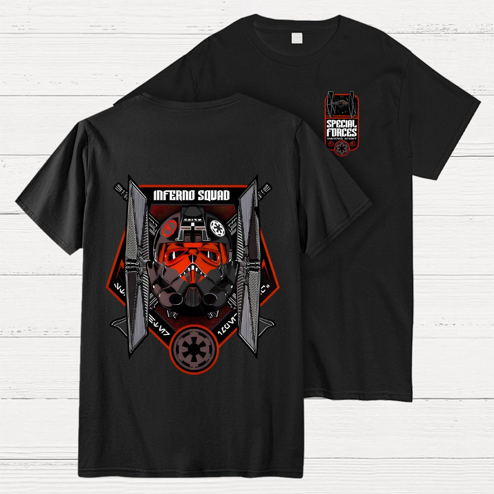Inferno Squadron Front And Back Printing  T-Shirt
