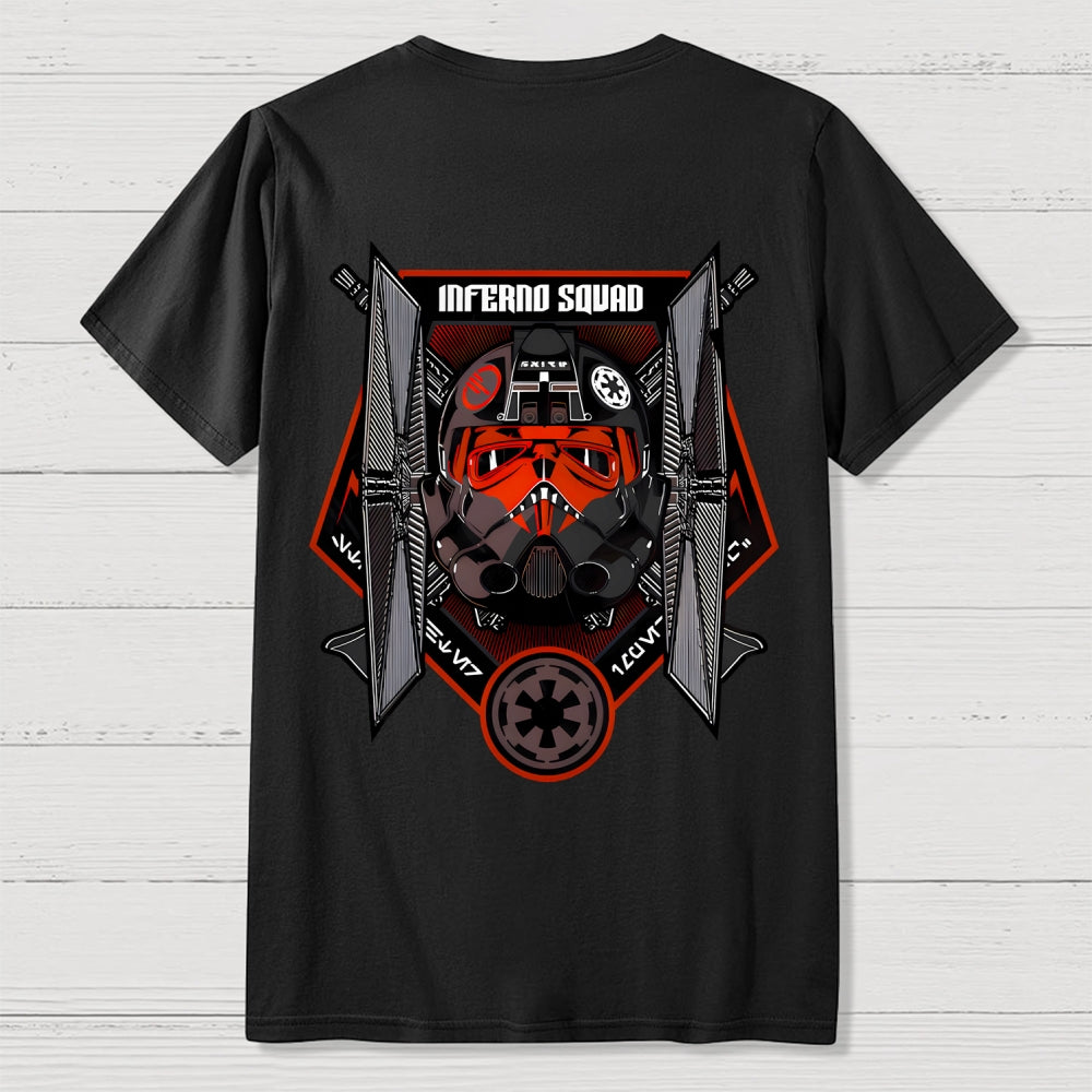 Inferno Squadron Front And Back Printing  T-Shirt