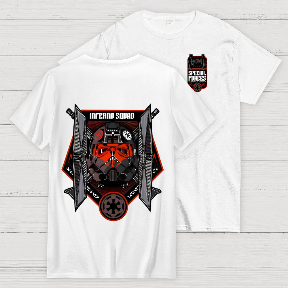 Inferno Squadron Front And Back Printing  T-Shirt