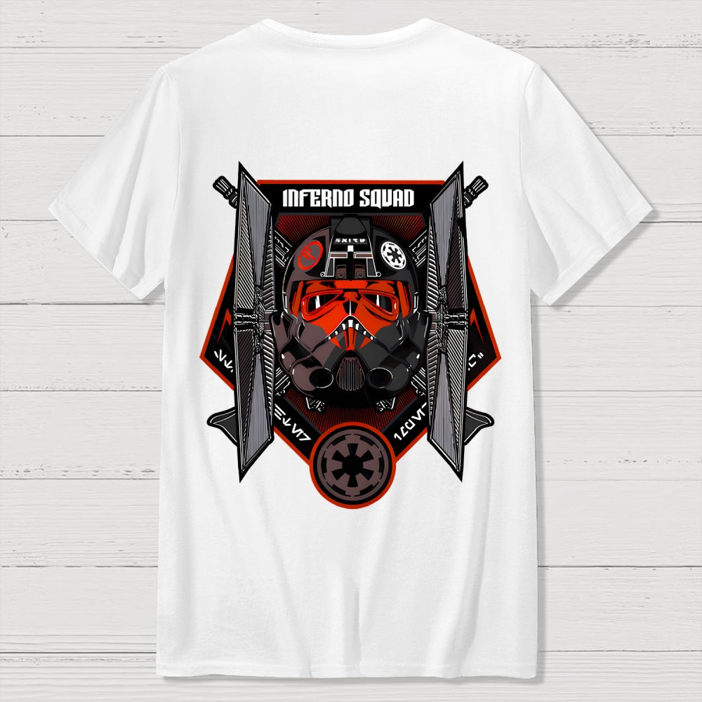 Inferno Squadron Front And Back Printing  T-Shirt