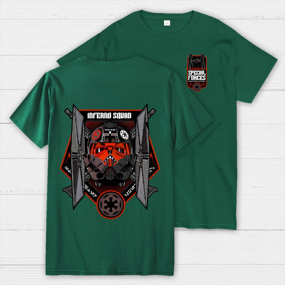Inferno Squadron Front And Back Printing  T-Shirt