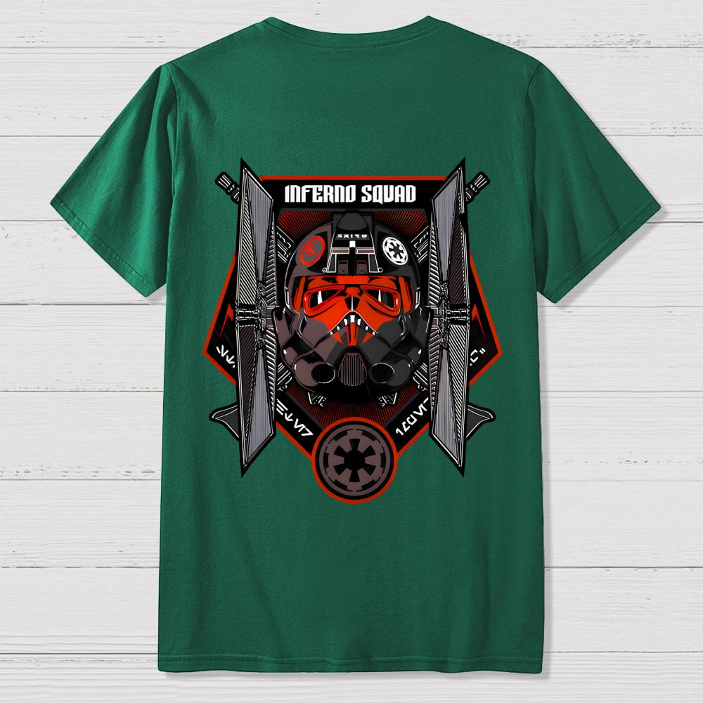 Inferno Squadron Front And Back Printing  T-Shirt