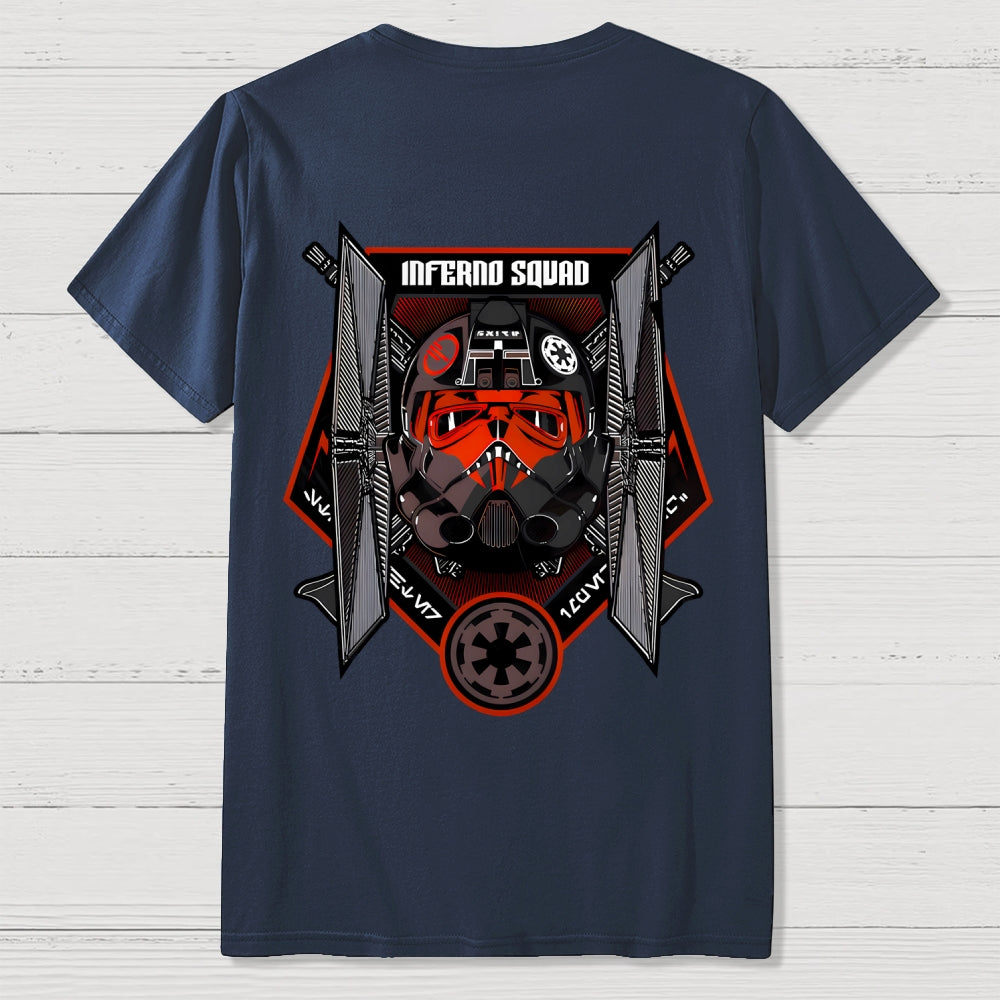 Inferno Squadron Front And Back Printing  T-Shirt