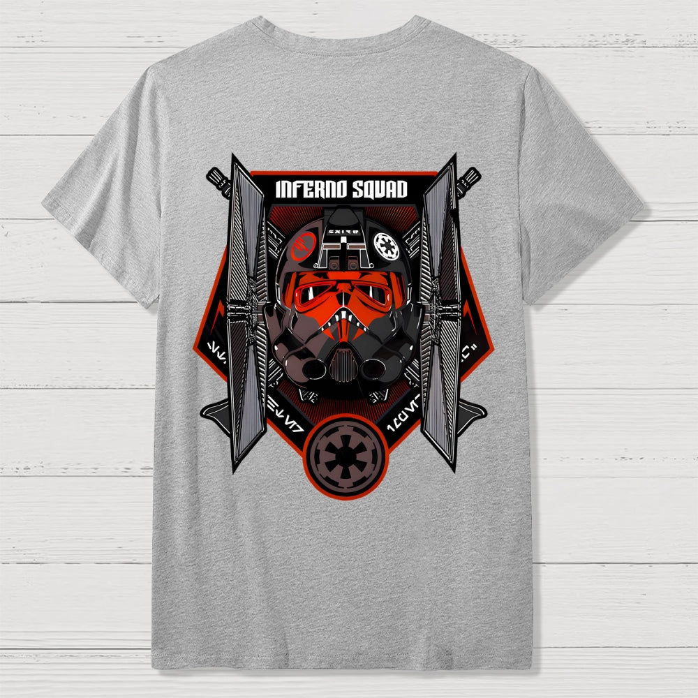 Inferno Squadron Front And Back Printing  T-Shirt
