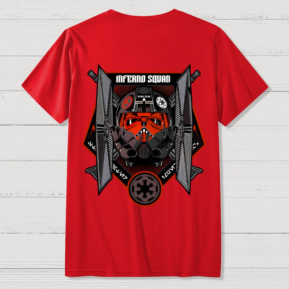 Inferno Squadron Front And Back Printing  T-Shirt