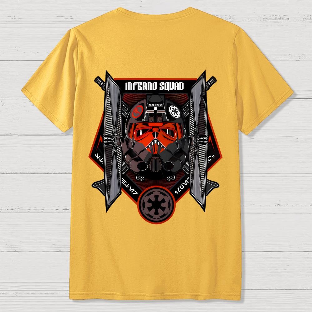 Inferno Squadron Front And Back Printing  T-Shirt