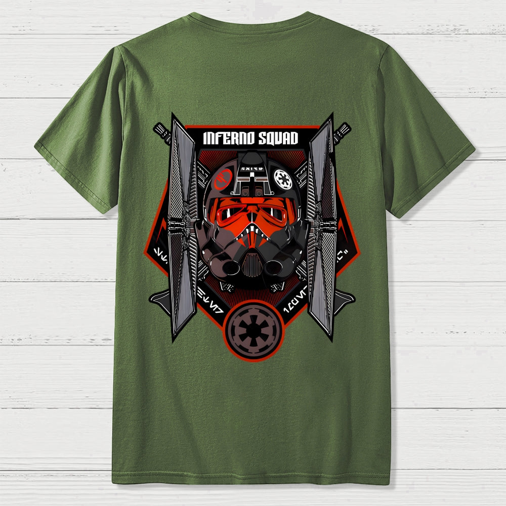 Inferno Squadron Front And Back Printing  T-Shirt