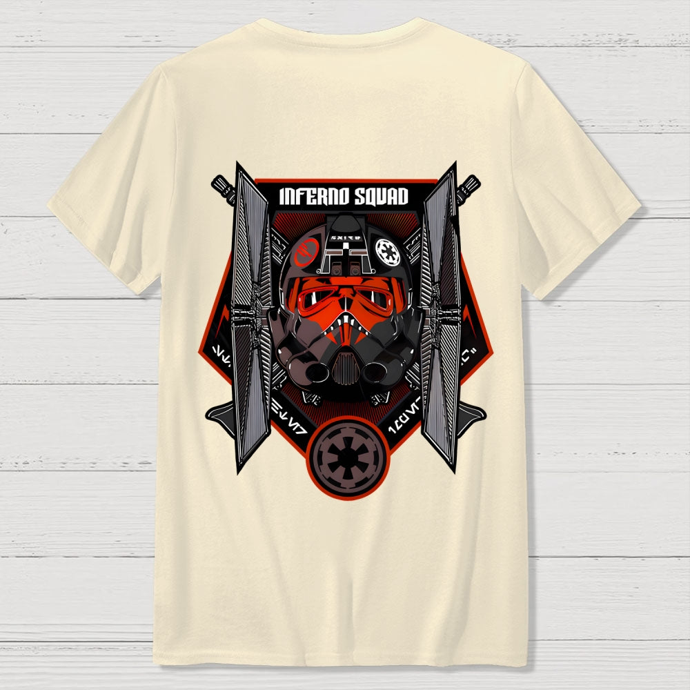 Inferno Squadron Front And Back Printing  T-Shirt