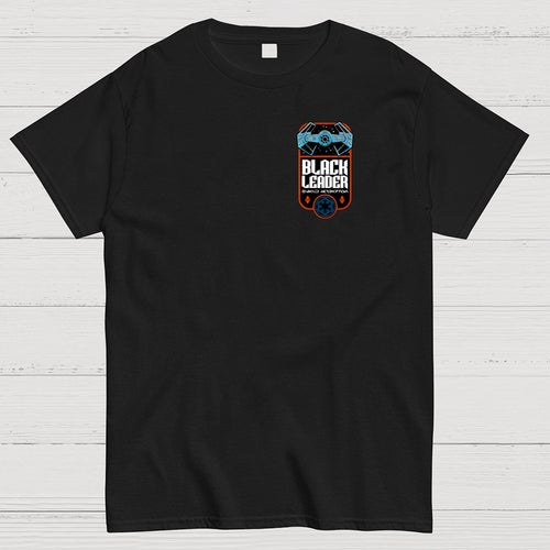 Black Squadron Front And Back Printing  T-Shirt