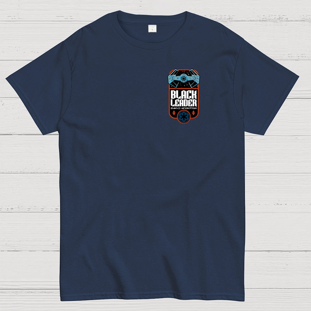 Black Squadron Front And Back Printing  T-Shirt