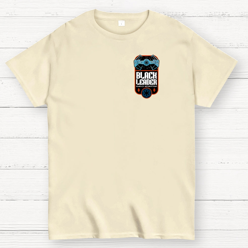 Black Squadron Front And Back Printing  T-Shirt