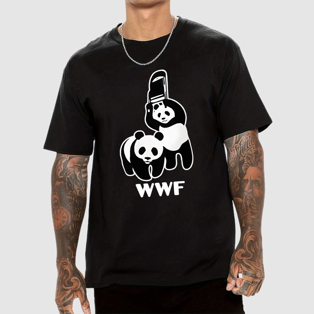 WWF Panda Funny  T-Shirt