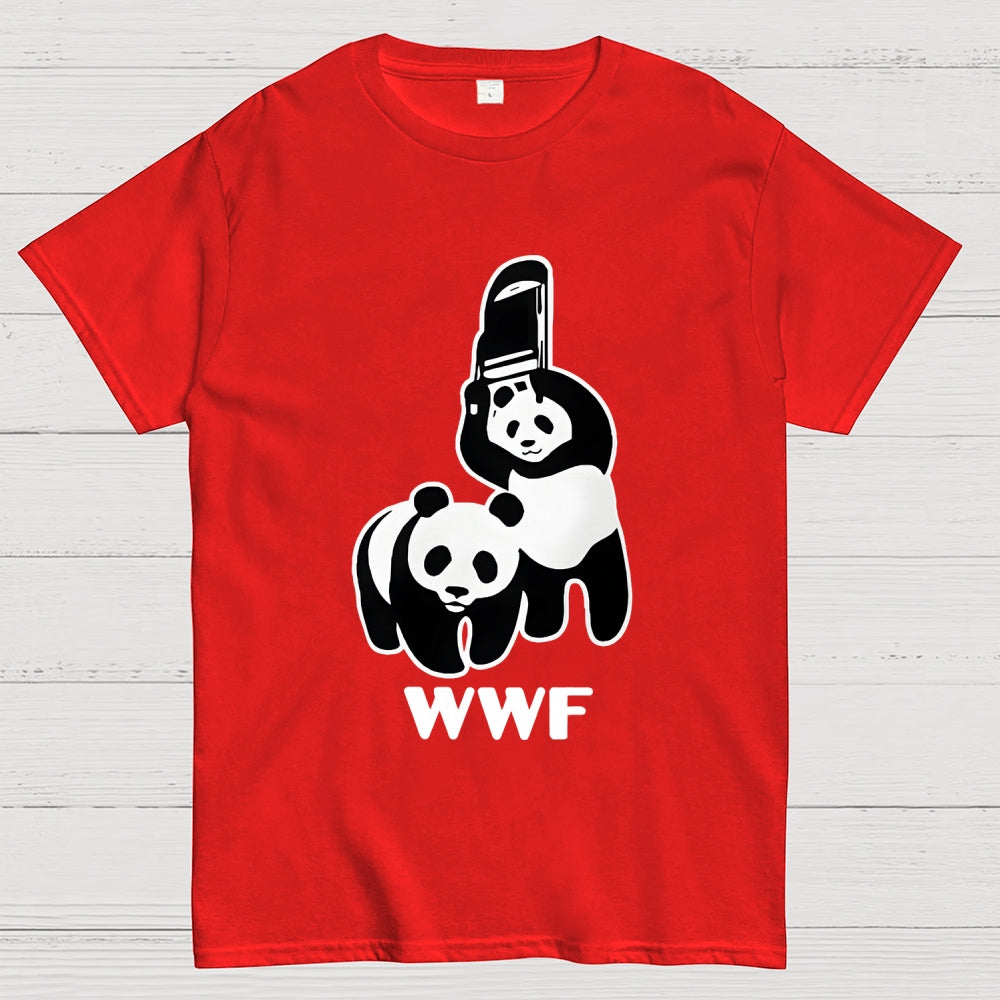 WWF Panda Funny  T-Shirt