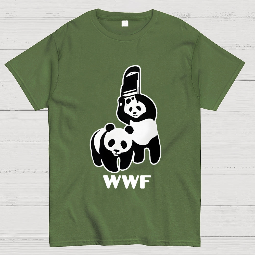 WWF Panda Funny  T-Shirt