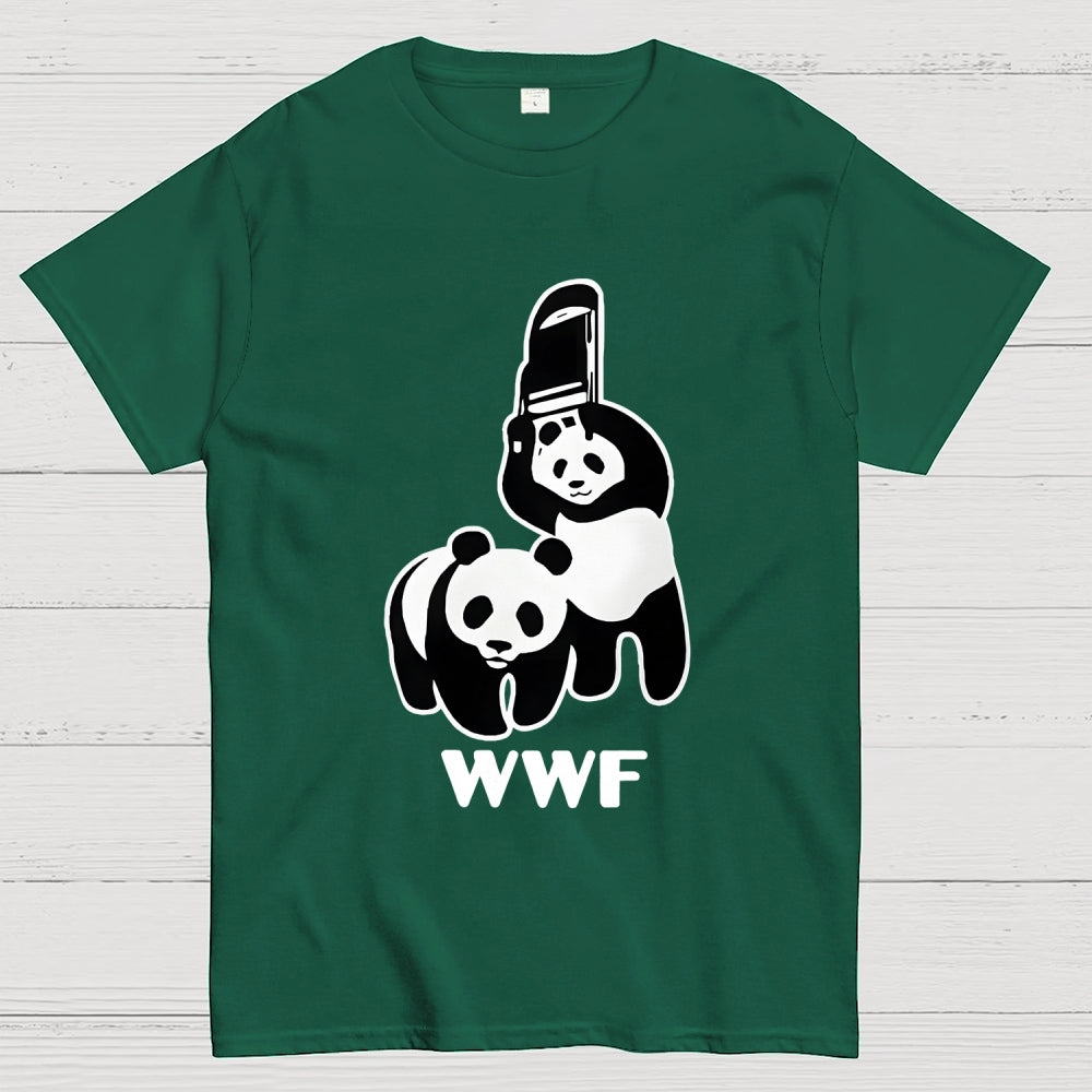 WWF Panda Funny  T-Shirt