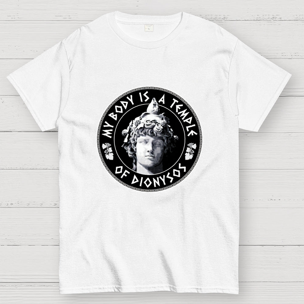 My Body Is A Temple Of Dionysos  T-Shirt