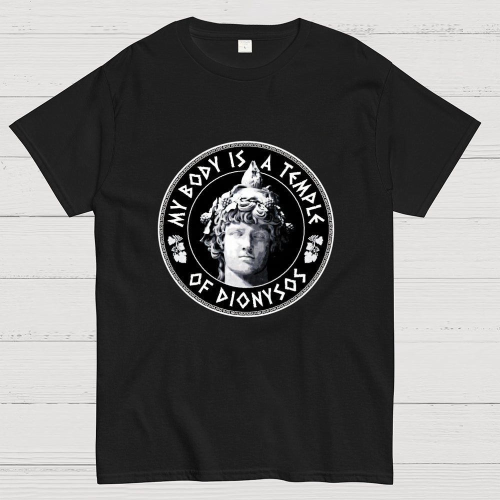 My Body Is A Temple Of Dionysos  T-Shirt