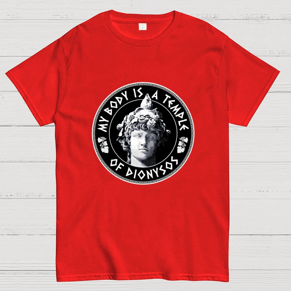 My Body Is A Temple Of Dionysos  T-Shirt