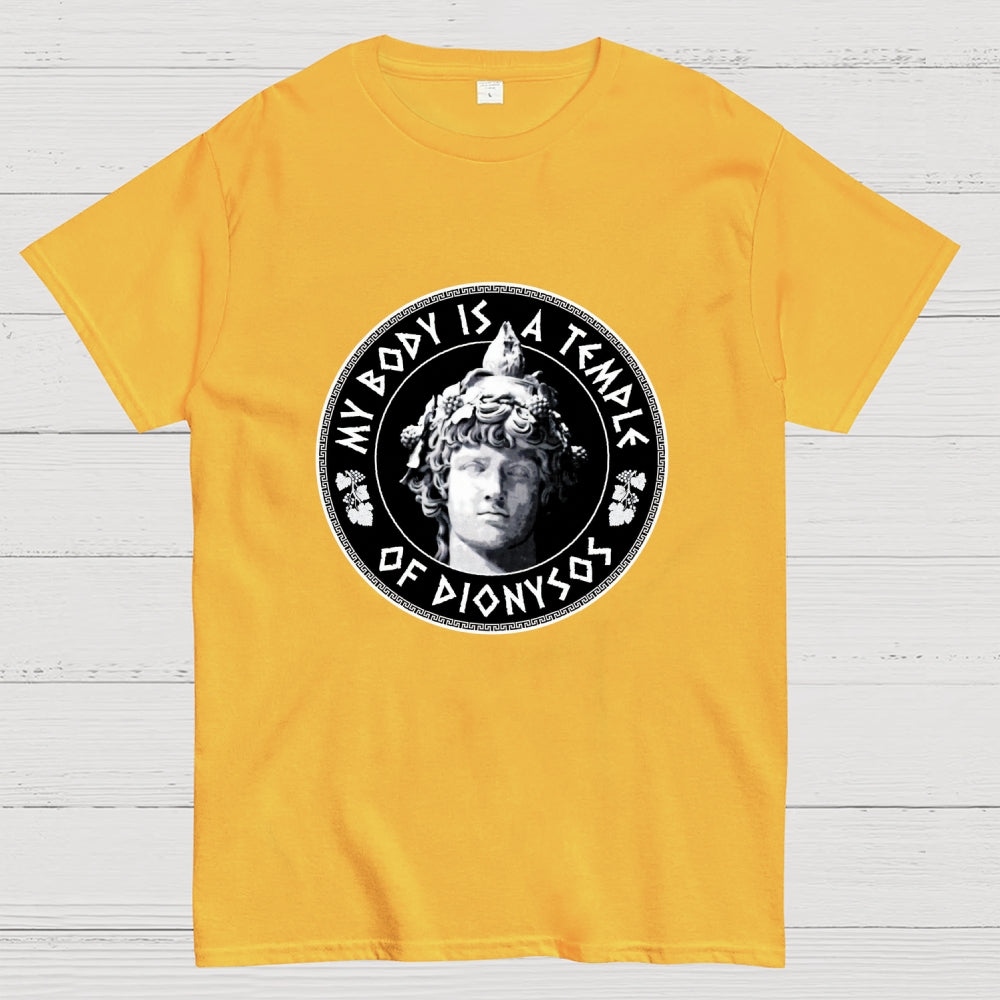 My Body Is A Temple Of Dionysos  T-Shirt