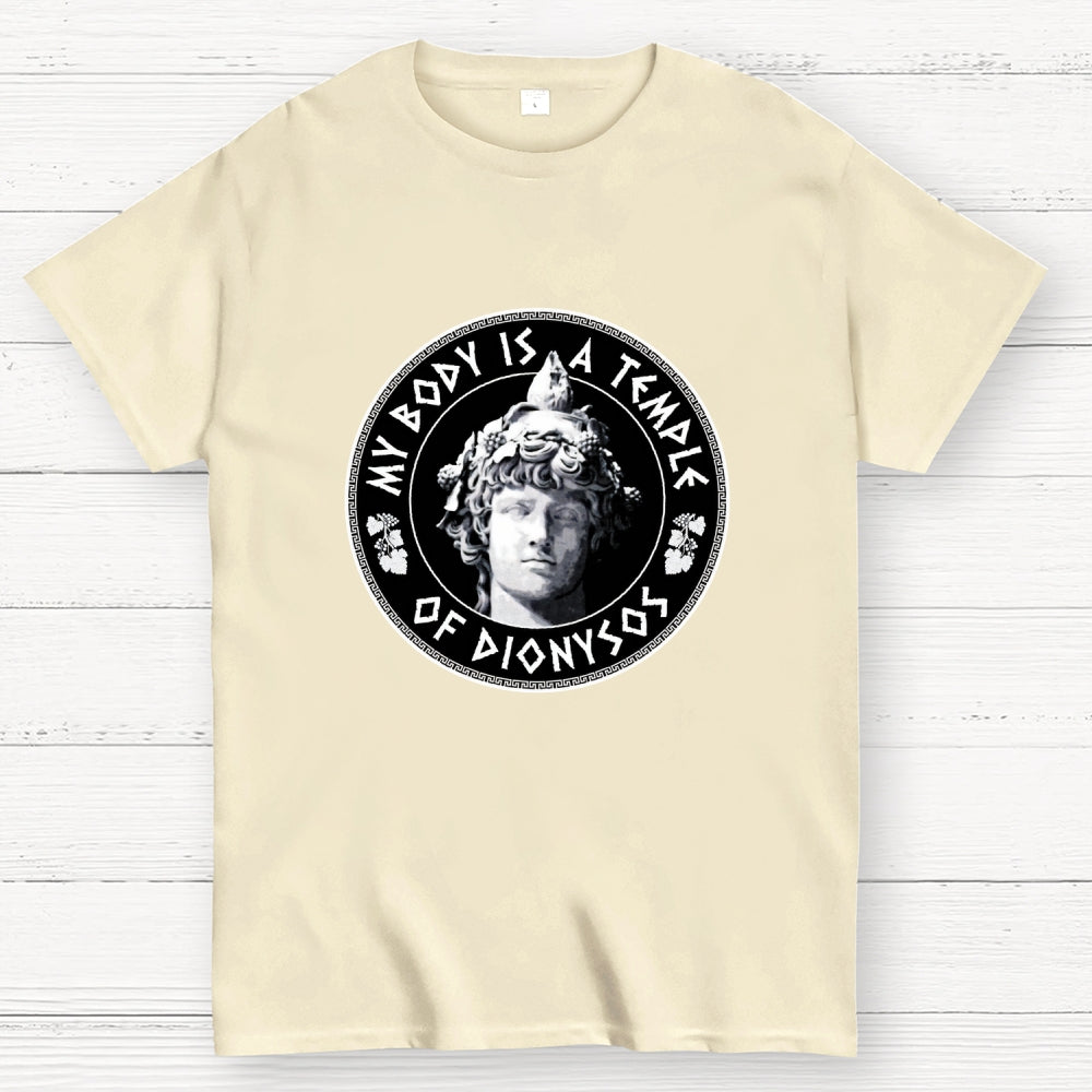 My Body Is A Temple Of Dionysos  T-Shirt