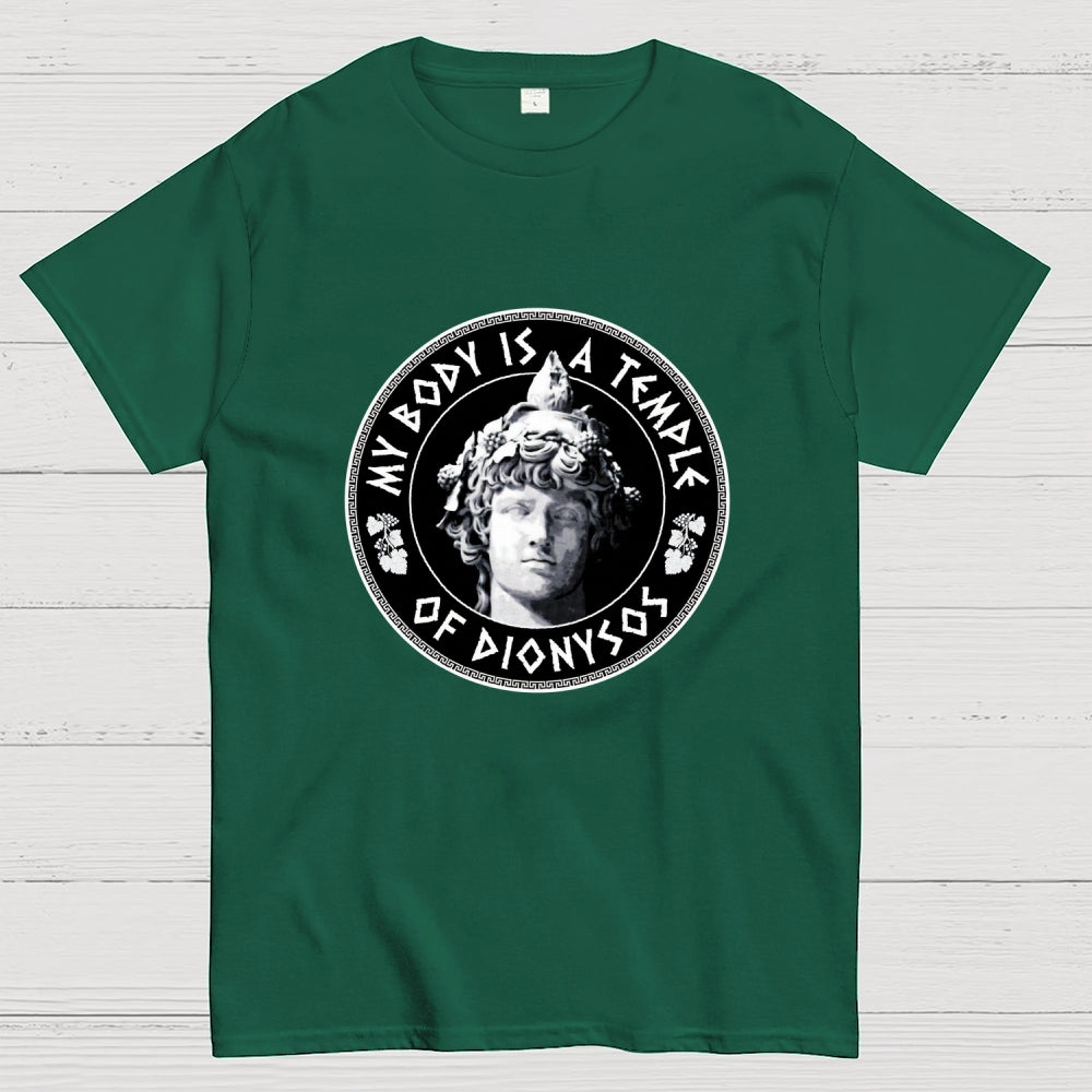 My Body Is A Temple Of Dionysos  T-Shirt