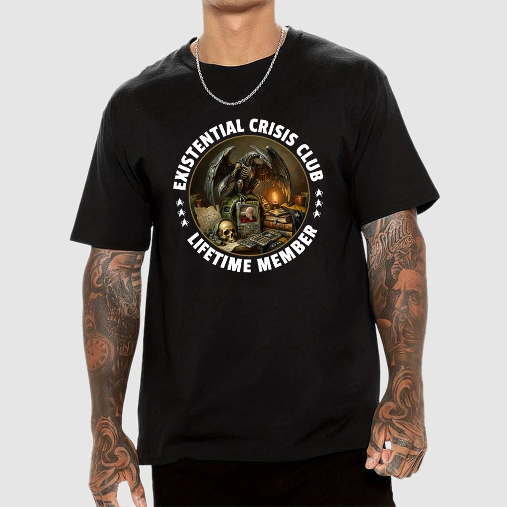 Existential Crisis Club  Lifetime Member Art Print.  T-Shirt