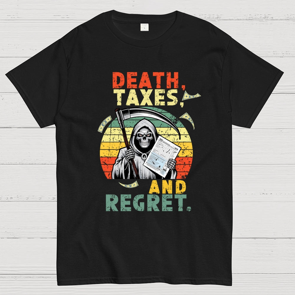 Tax Day  Funny Grim Reaper  T-Shirt