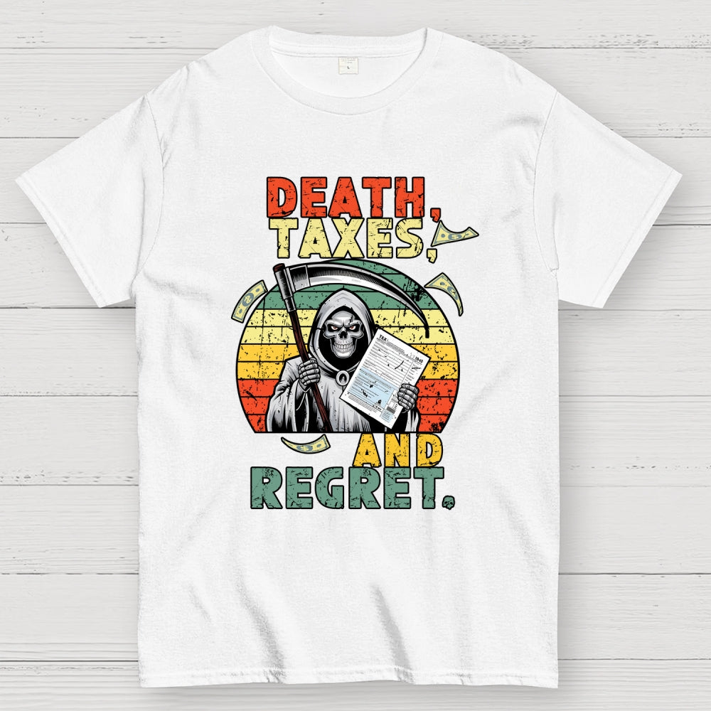 Tax Day  Funny Grim Reaper  T-Shirt