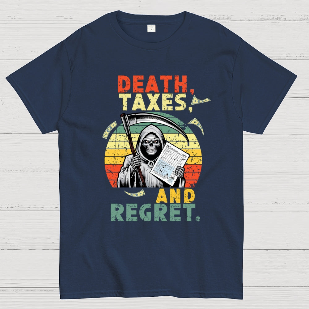 Tax Day  Funny Grim Reaper  T-Shirt