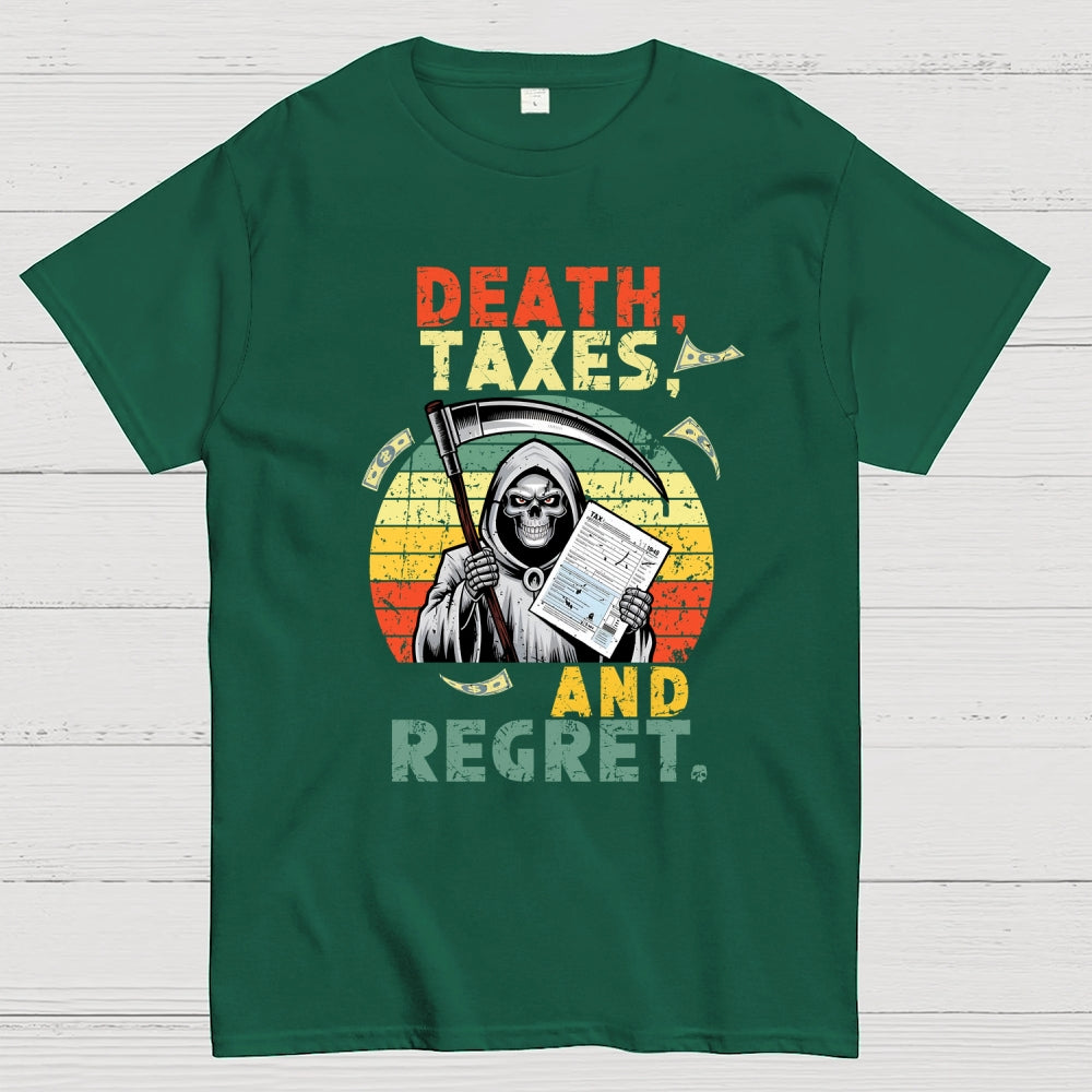 Tax Day  Funny Grim Reaper  T-Shirt