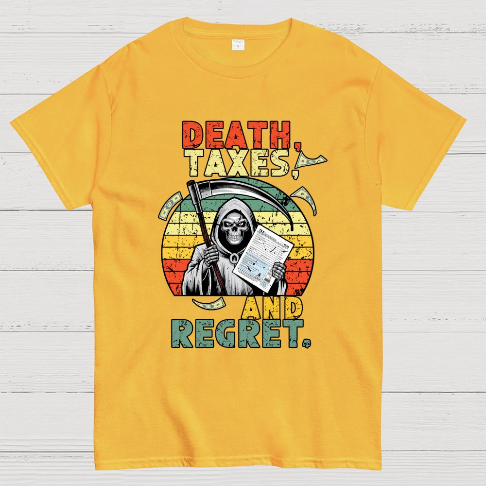 Tax Day  Funny Grim Reaper  T-Shirt