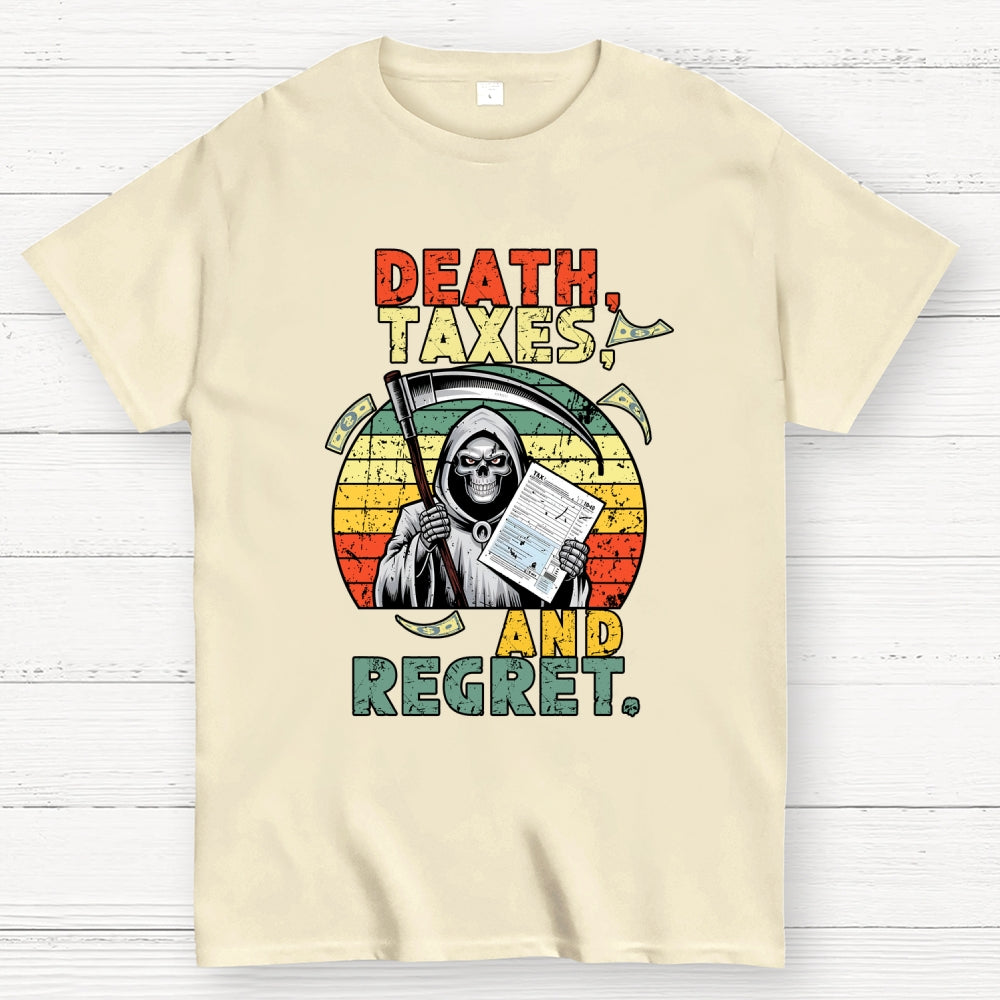 Tax Day  Funny Grim Reaper  T-Shirt