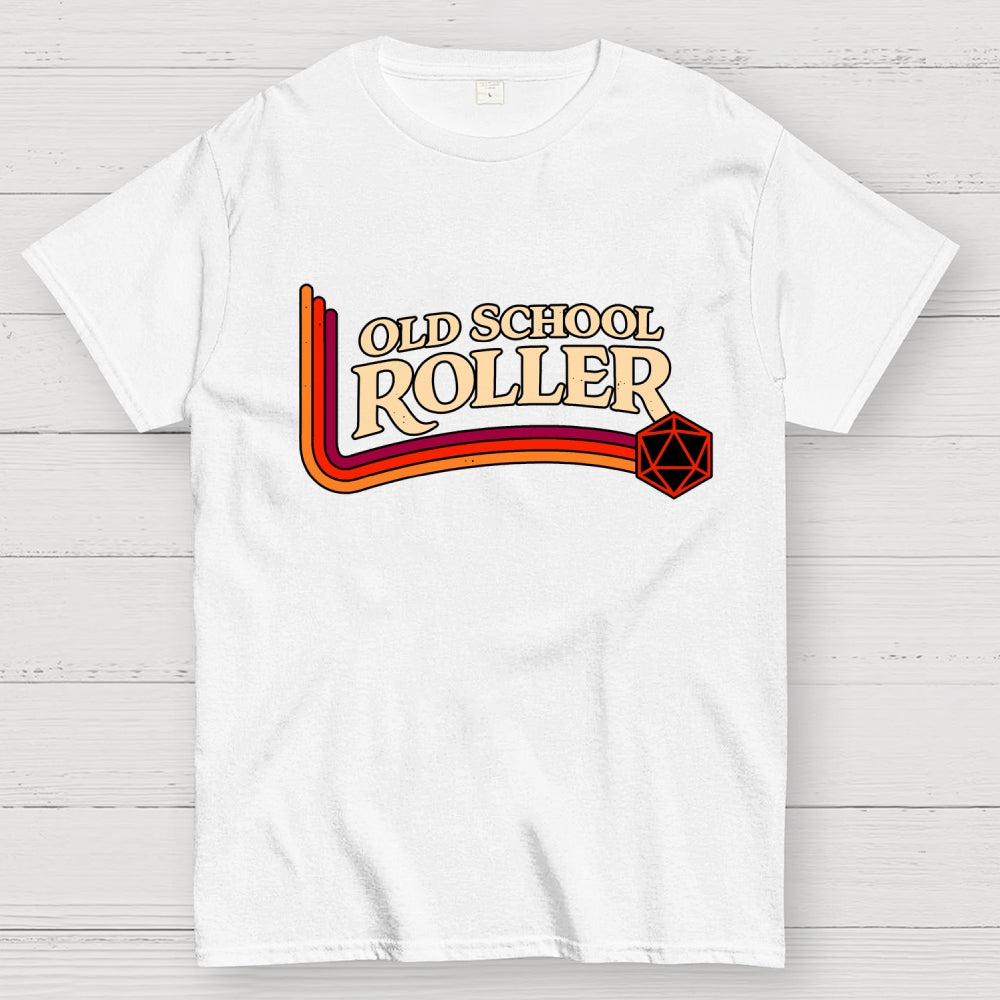 Old School Roller Retro RPG Dice  T-Shirt