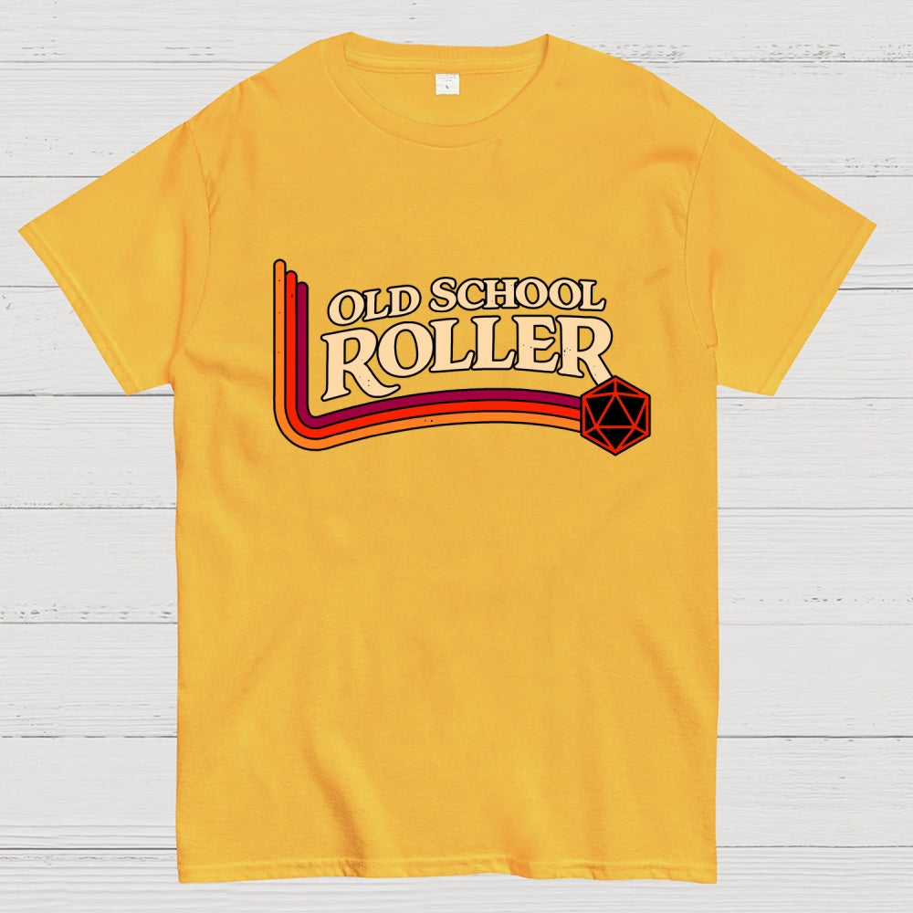 Old School Roller Retro RPG Dice  T-Shirt