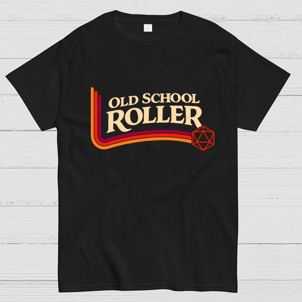 Old School Roller Retro RPG Dice  T-Shirt