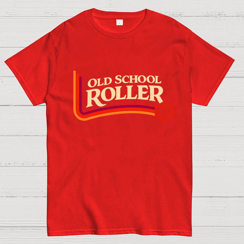 Old School Roller Retro RPG Dice  T-Shirt