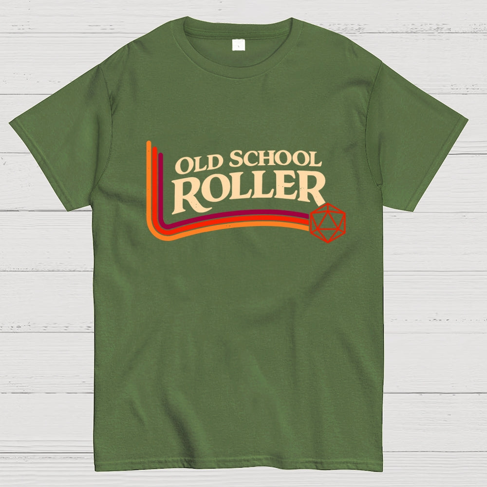 Old School Roller Retro RPG Dice  T-Shirt