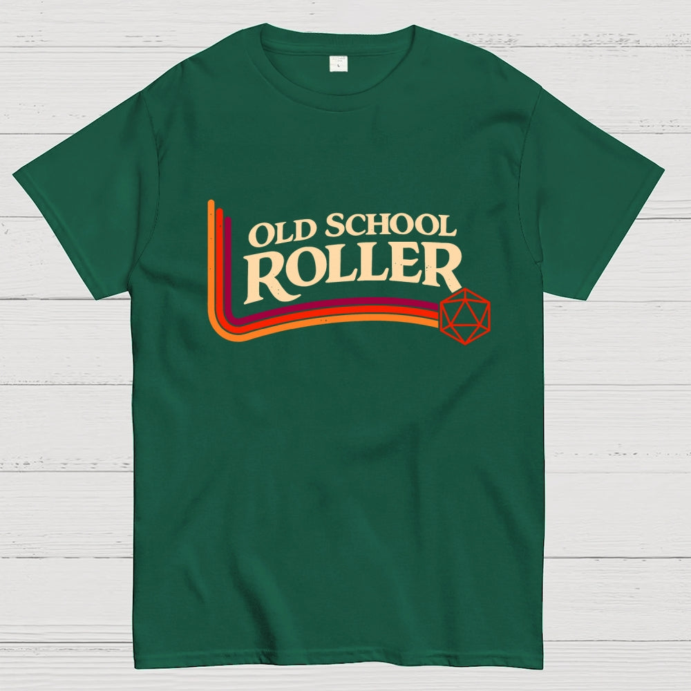 Old School Roller Retro RPG Dice  T-Shirt