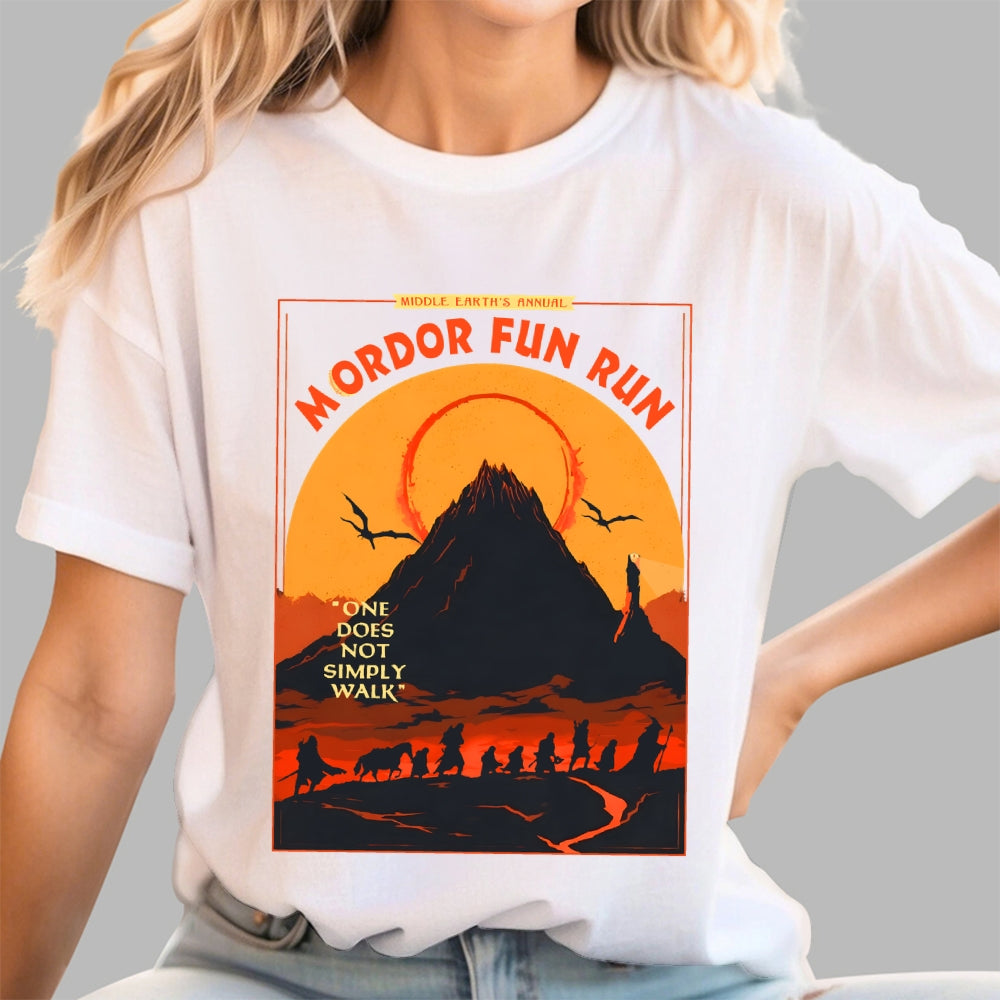 Middleearth's Annual Mordor Fun Run Sarcasm  T-Shirt