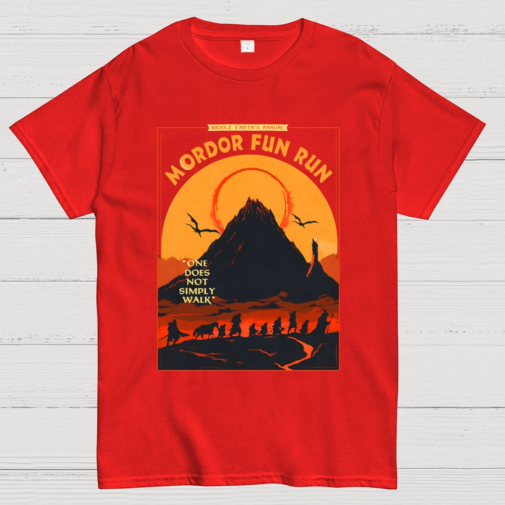 Middleearth's Annual Mordor Fun Run Sarcasm  T-Shirt