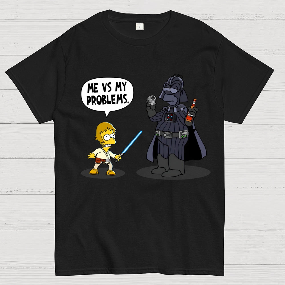 Me vs My Problems Funny Parody  T-Shirt