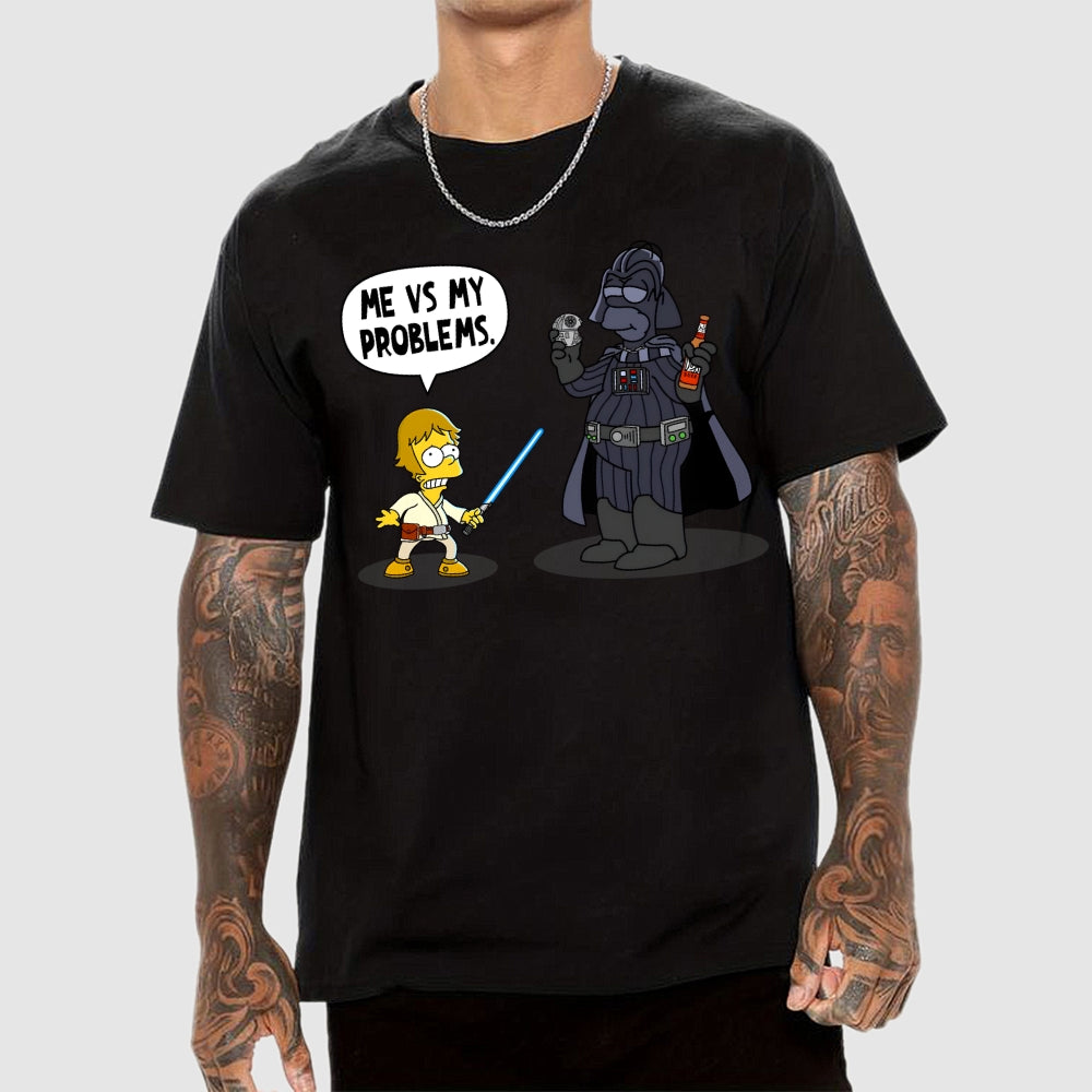 Me vs My Problems Funny Parody  T-Shirt