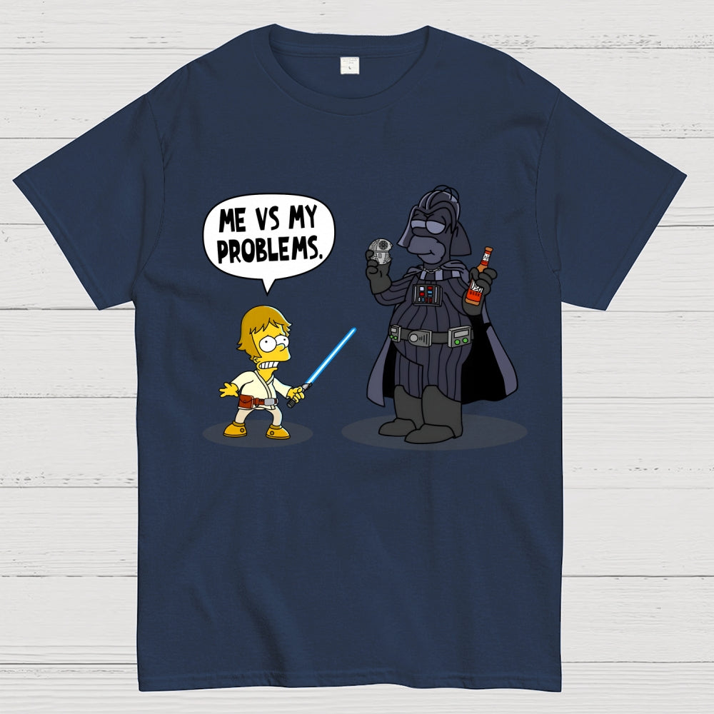 Me vs My Problems Funny Parody  T-Shirt