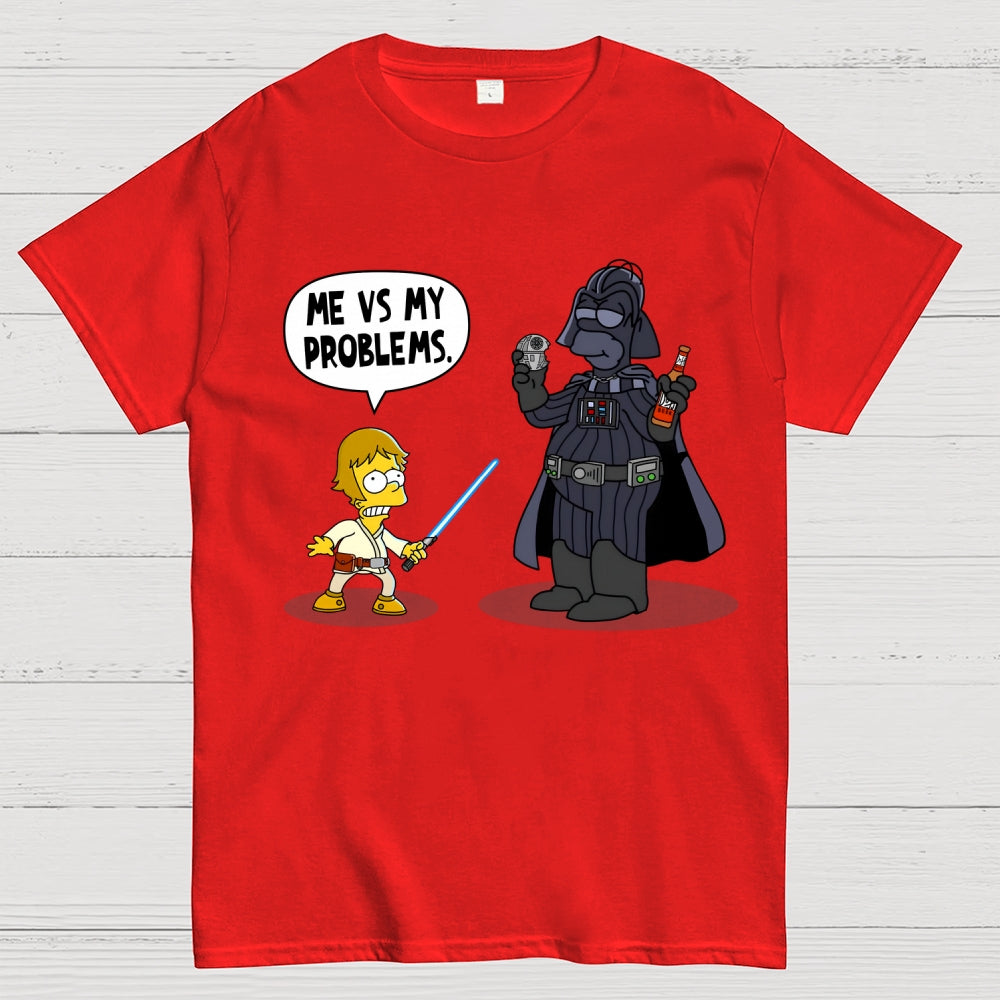 Me vs My Problems Funny Parody  T-Shirt