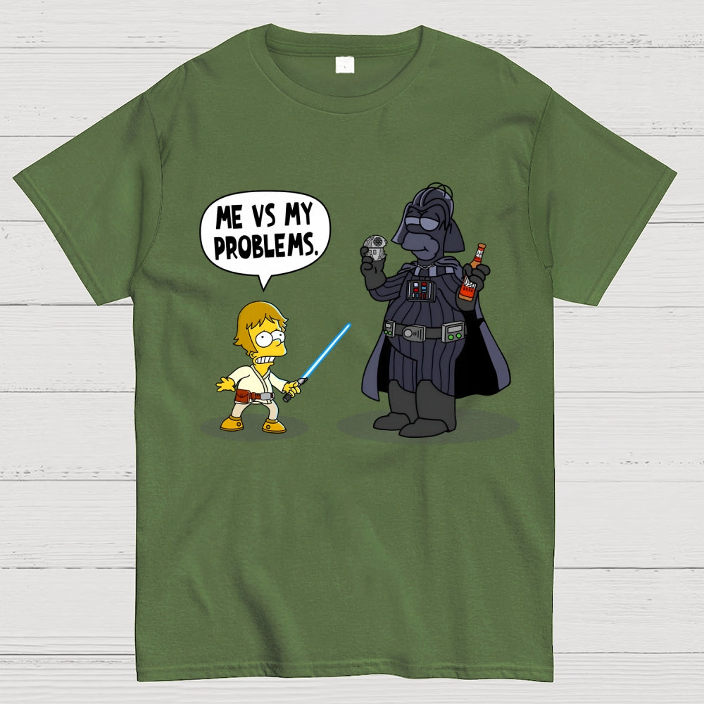 Me vs My Problems Funny Parody  T-Shirt
