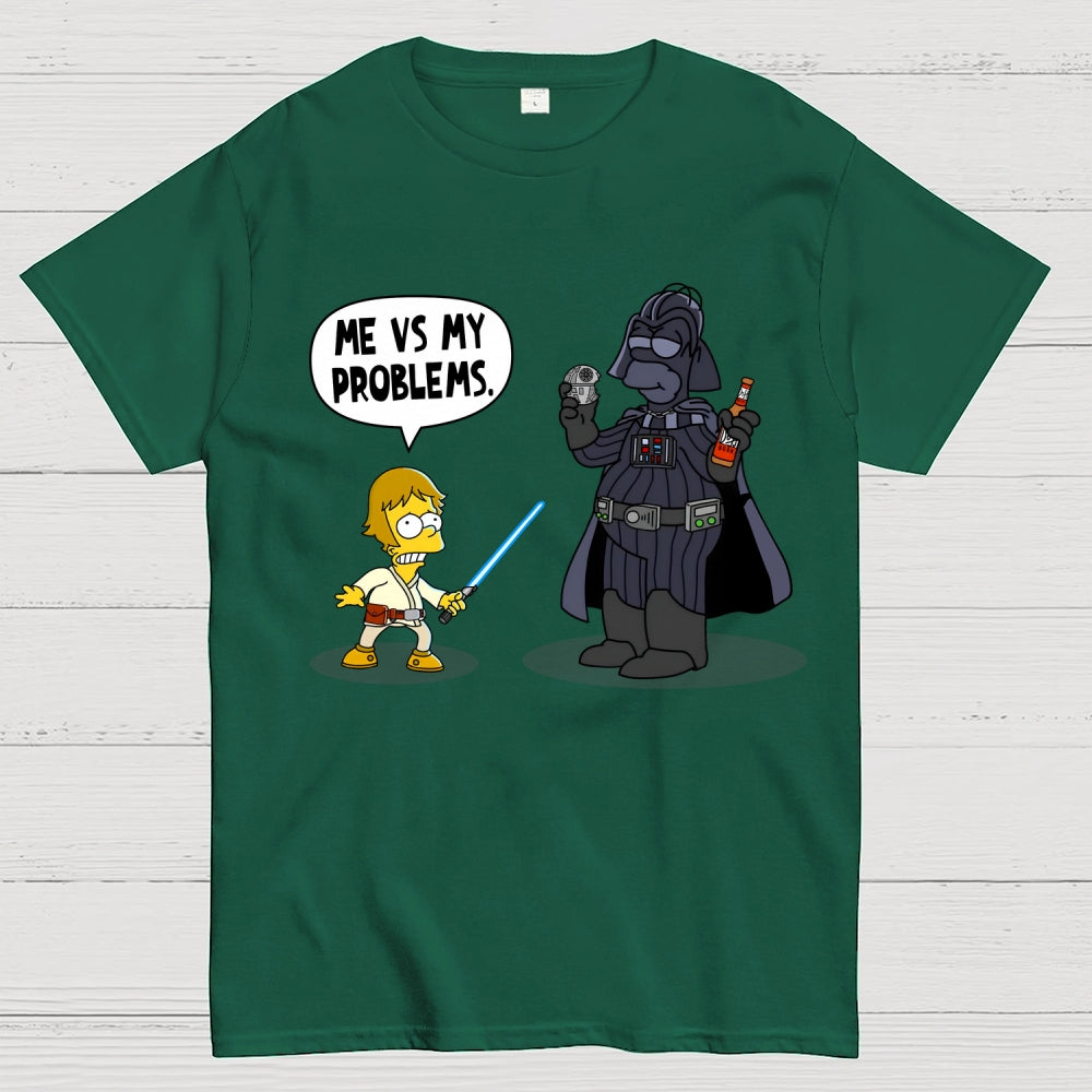 Me vs My Problems Funny Parody  T-Shirt